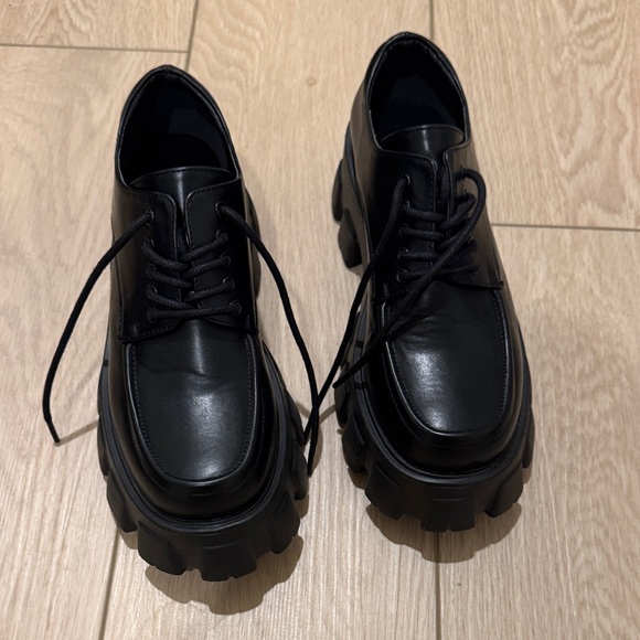Azul Shoes - Chic Black Women's Oxford Shoes